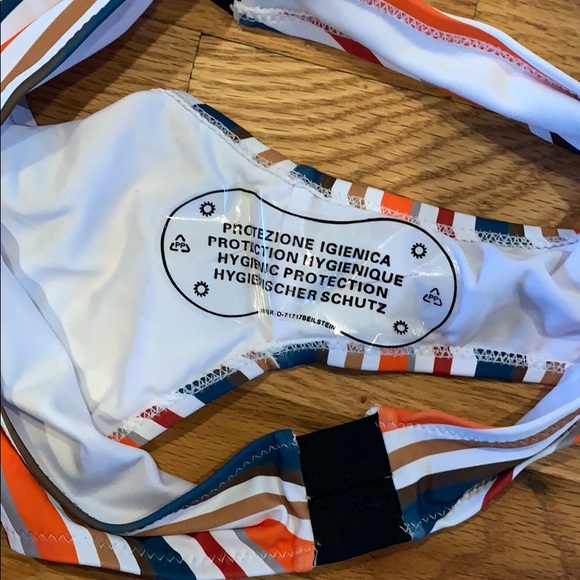 Zaful Padded Halter stripe Bikini NWT (sold out!) - Picture 5 of 8